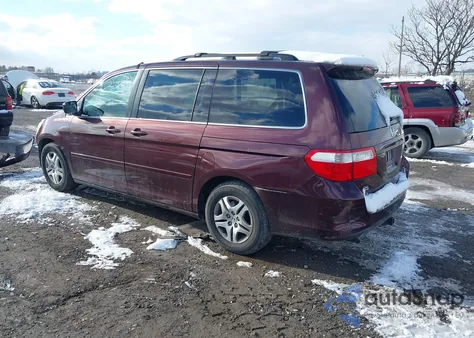 2007 Honda Odyssey Ex from USA, damaged, VIN 5FNRL384X7B070141
